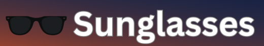 Sunglasses title logo